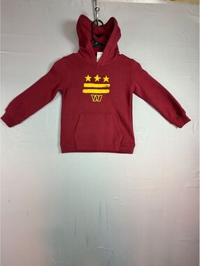 Outerstuff Washington Commanders NFL Toddler Pullover Hoodie Size M 5/6